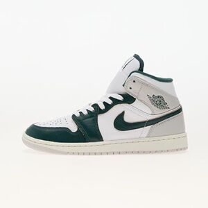 Nike Women's Dark Green and White High-Top Sneakers